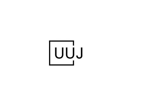 UUJ letter initial logo design vector illustration Stock Illustration