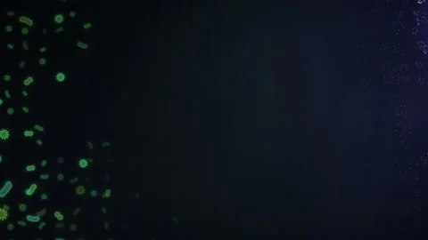 UV-C Light Sweeping Surface Eliminating Bacteria and Viruses Loop Видео 347071813