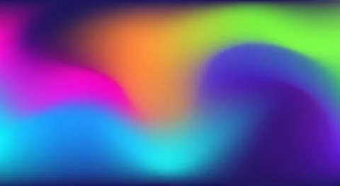UV Color Wavy Gradient Background Stock Illustration