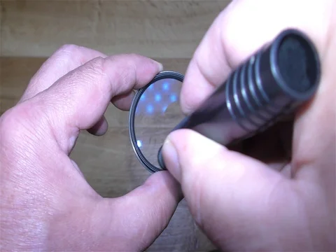UV Filter For Camera Lens Stock Footage 75429336