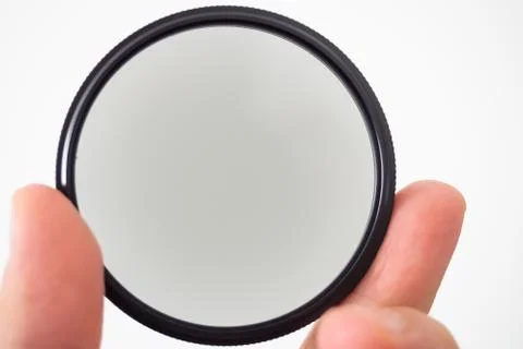 UV filter for reflex camera lens Stock Photos