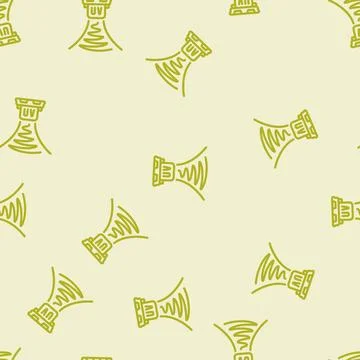 Uv light sensor module line vector seamless pattern Stock Illustration