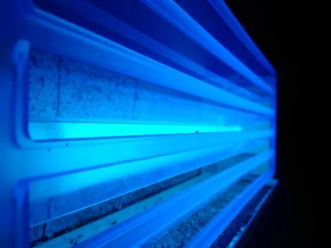 Uv lights for fly catcher Stock Photos