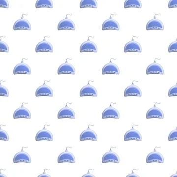 Uv nail lamp pattern for manicure and pedicure Stock Illustration