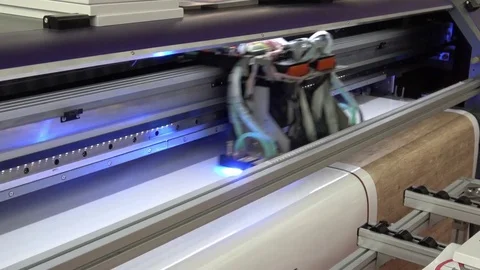 UV printer head Stock Footage 83413737