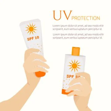 UV protection concept Stock Illustration