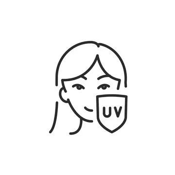 UV Protection Icon Stock Illustration
