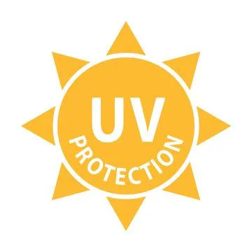 UV radiation icon vector solar ultraviolet light symbol for graphic design, l Stock Illustration