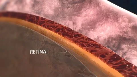 Uveitis is the inflammation of part or all of the uvea in the eye. It is an i Stock Illustration