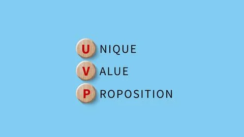 UVP, Unique Value Proposition symbol. Business and Unique Value Proposition.. Stock Photos