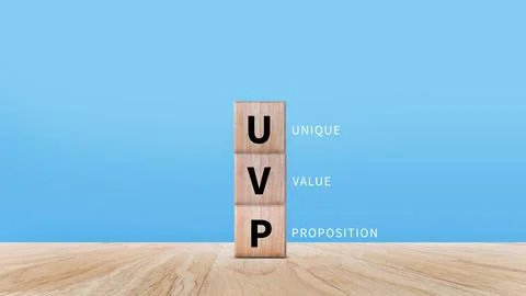 UVP, Unique Value Proposition symbol. Business and Unique Value Proposition.. Stock Photos