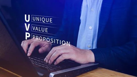 UVP, Unique Value Proposition symbol. Business and Unique Value Proposition.. Stock Photos