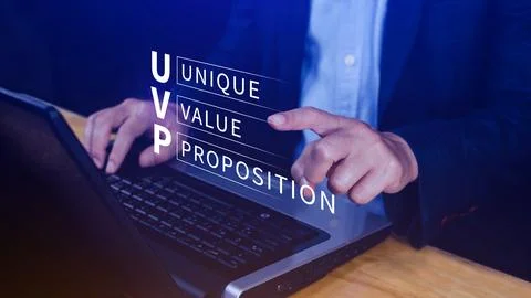 UVP, Unique Value Proposition symbol. Business and Unique Value Proposition.. Stock Photos