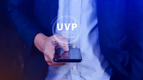UVP, Unique Value Proposition symbol. Business and Unique Value Proposition.. Foto stock