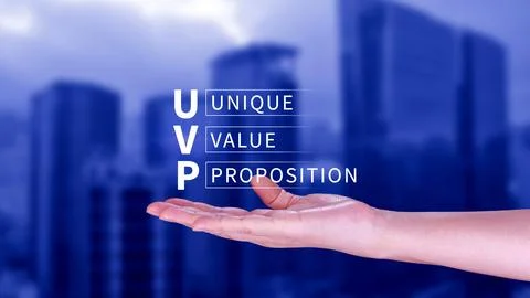 UVP, Unique Value Proposition symbol. Business and Unique Value Proposition.. Foto stock