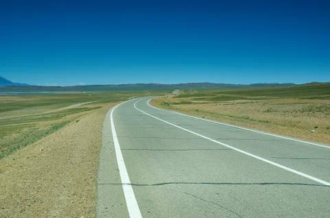 Uvs Province in Mongolia. Stock Photos