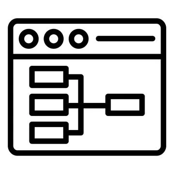 Ux design Vector Icon Design Illustration Illustrazione stock