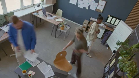 UX Designers Working on Mobile App then Discussing Plan at Flipchart in Office Stock Footage 313934919