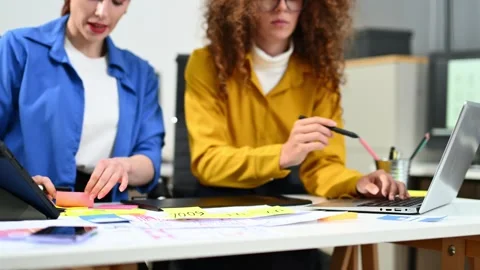 UX graphic designer planning application process development prototype wire.. Stock Footage 312602972