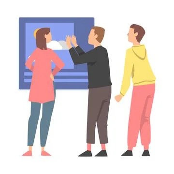 UX or User Experience Designer Creating Product and Service for Human computer 스톡 일러스트