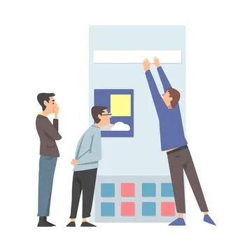 UX or User Experience Designer Creating Product and Service for Human computer Illustrazione stock