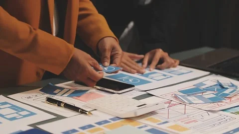UX UI and Programming development technology. Stock Footage 287861129