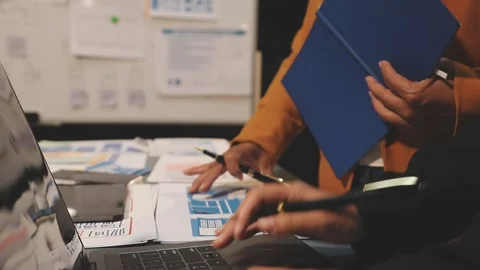UX UI and Programming development technology. Stock Footage 287861204
