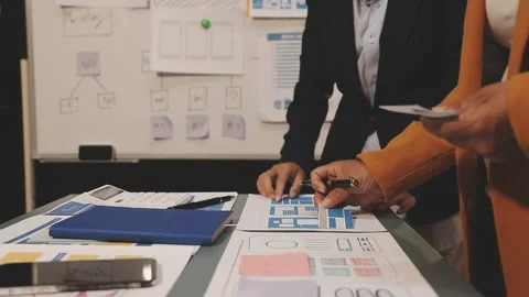 UX UI and Programming development technology. Stock Footage 287861216