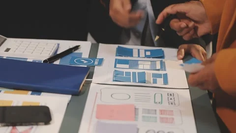 UX UI and Programming development technology. Stock Footage 287861221