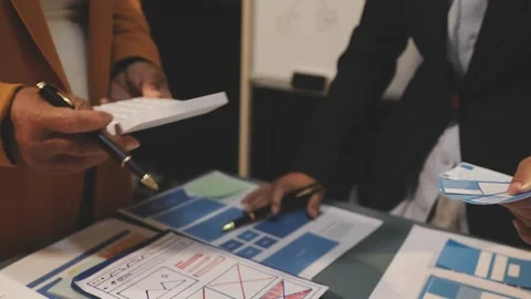 UX UI and Programming development technology. Stock Footage 287861247