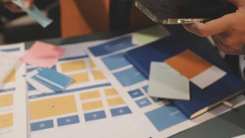 UX UI and Programming development technology. Stock Footage 287861251