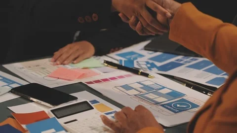 UX UI and Programming development technology. Stock Footage 287862077