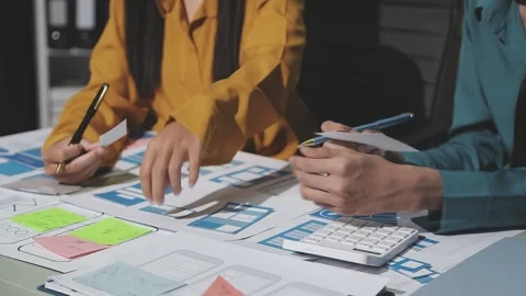 UX UI and Programming development technology. Stock Footage 292768104