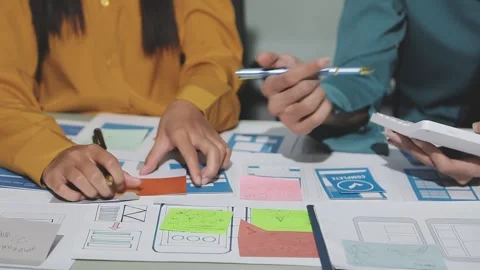 UX UI and Programming development technology. Stock Footage 292768280