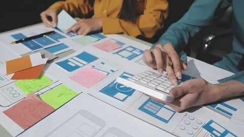 UX UI and Programming development technology. Stock Footage 292768331
