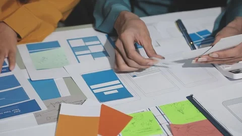 UX UI and Programming development technology. Stock Footage 292768464