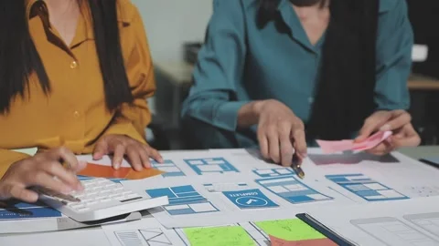 UX UI and Programming development technology. Stock Footage 292768522