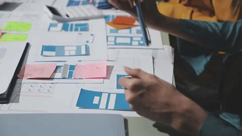 UX UI and Programming development technology. Stock Footage 292768684