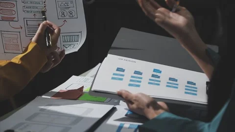 UX UI and Programming development technology. Stock Footage 292768774