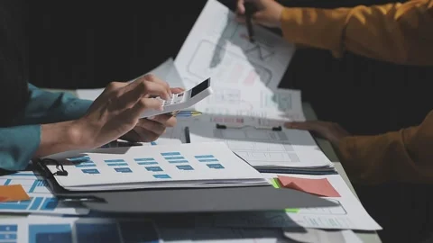 UX UI and Programming development technology. Stock Footage 292768907