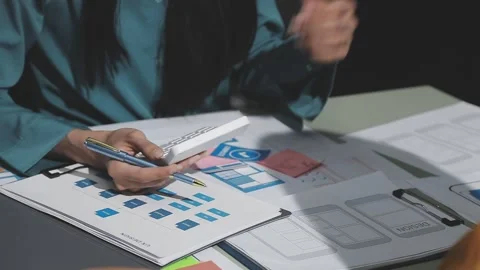 UX UI and Programming development technology. Stock Footage 292768983