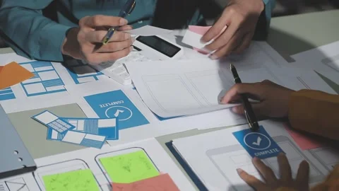 UX UI and Programming development technology. Stock Footage 292769037