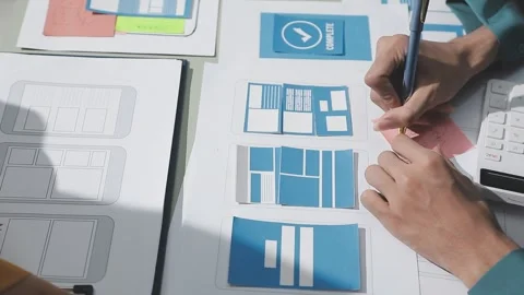UX UI and Programming development technology. Stock Footage 292769155