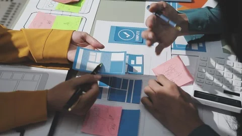 UX UI and Programming development technology. Stock Footage 292769266