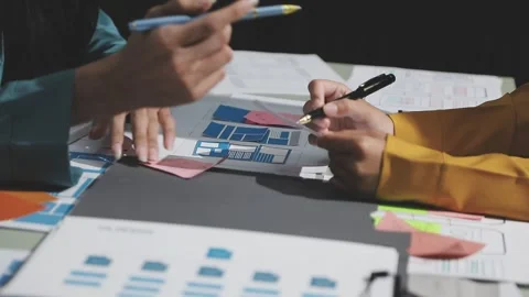 UX UI and Programming development technology. Stock Footage 292769305