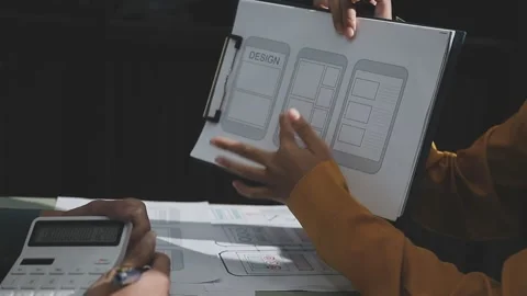 UX UI and Programming development technology. Stock Footage 292769330