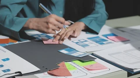 UX UI and Programming development technology. Stock Footage 292769347