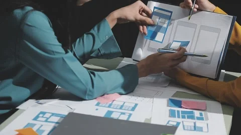 UX UI and Programming development technology. Stock Footage 292769394