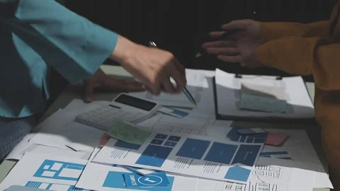 UX UI and Programming development technology. Stock Footage 292769696