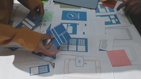 UX UI and Programming development technology. Stock Footage 292769876